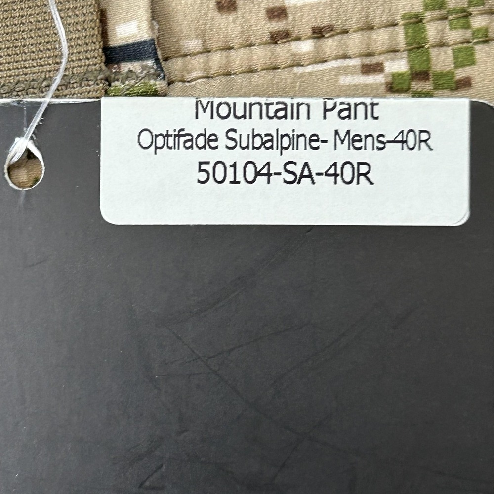 Sitka Gear Mountain Pants Mens 40R Optifade Subalpine Camo Hunting 50104 - Picture 3 of 16